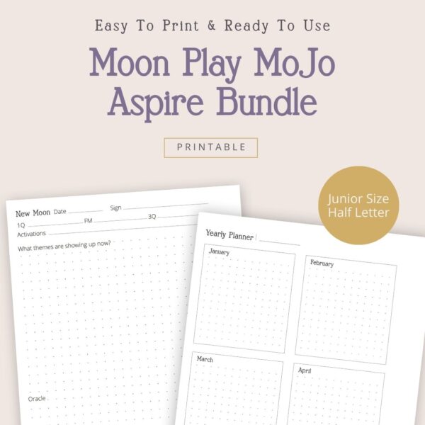 Moon Play MoJo Printable—Aspire Starter Bundle